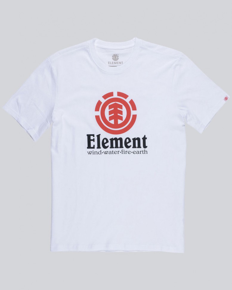 Футболка мужская ELEMENT Vertical Ss Optic White фото 5