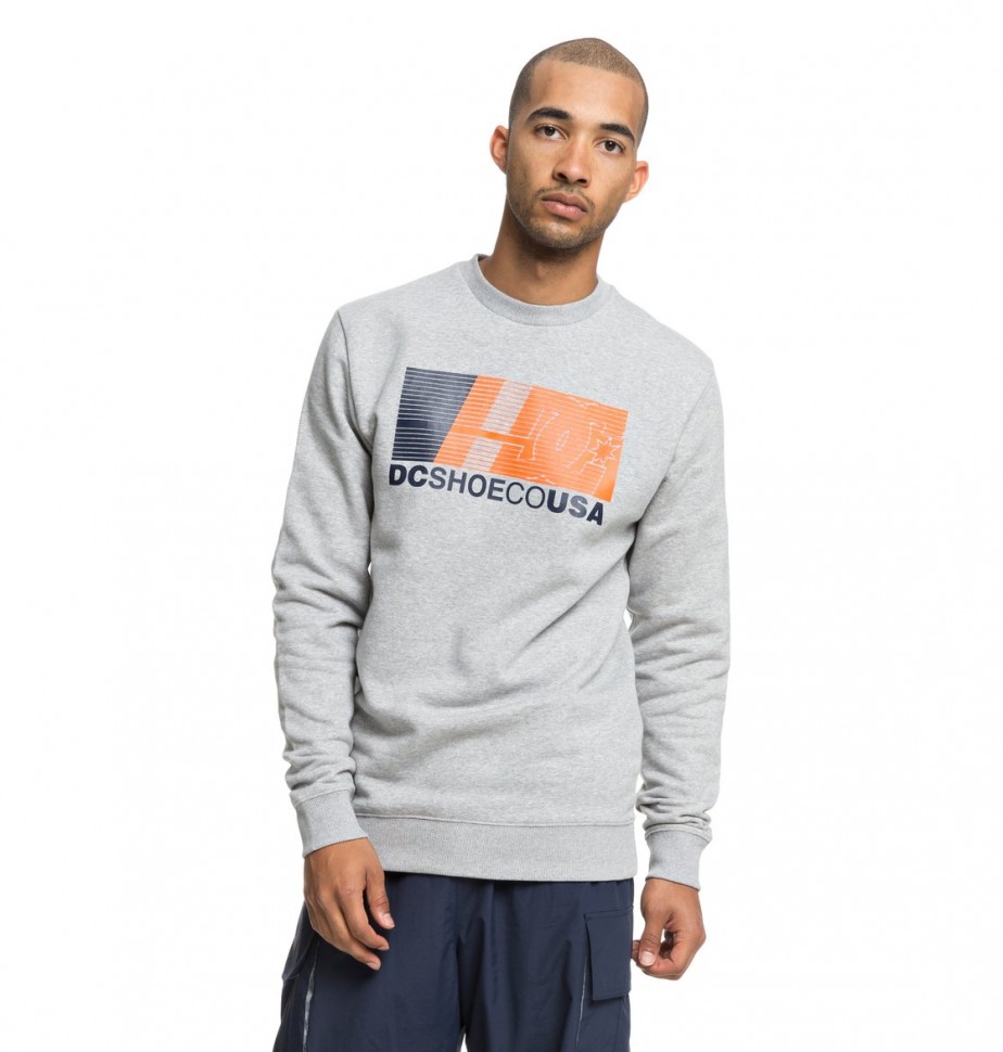 Джемпер DC SHOES High Value Crew M Grey Heather
