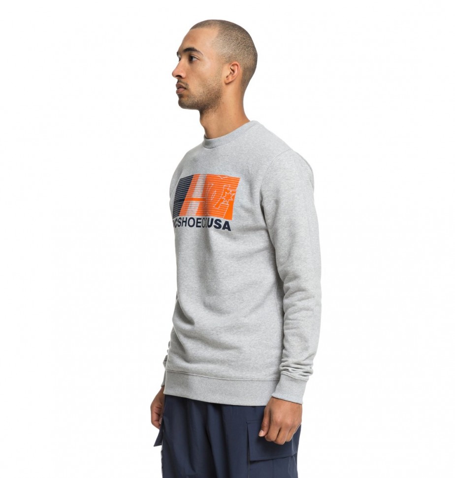 Джемпер DC SHOES High Value Crew M Grey Heather фото 2