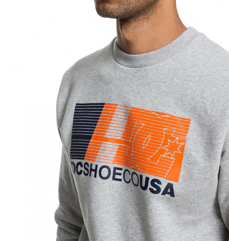 Джемпер DC SHOES High Value Crew M Grey Heather фото 3
