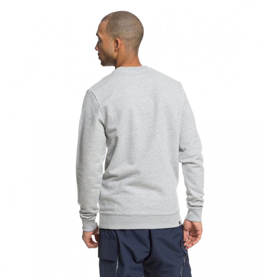 Джемпер DC SHOES High Value Crew M Grey Heather фото 5