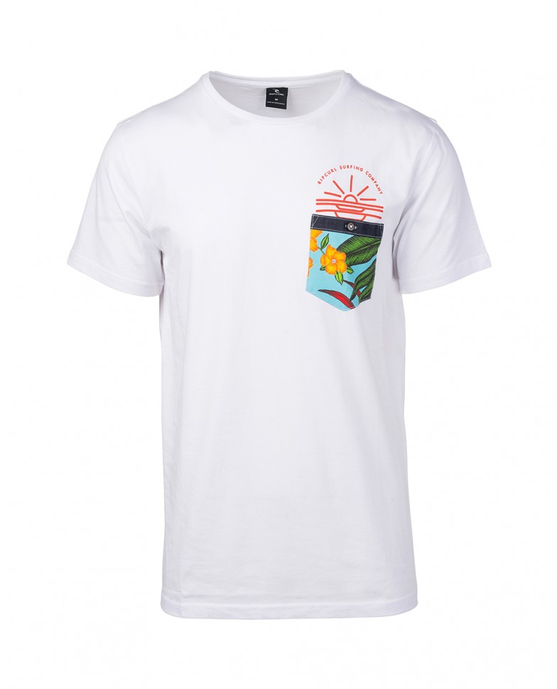 Футболка RIP CURL Till Dusk Ss Tee Optical White