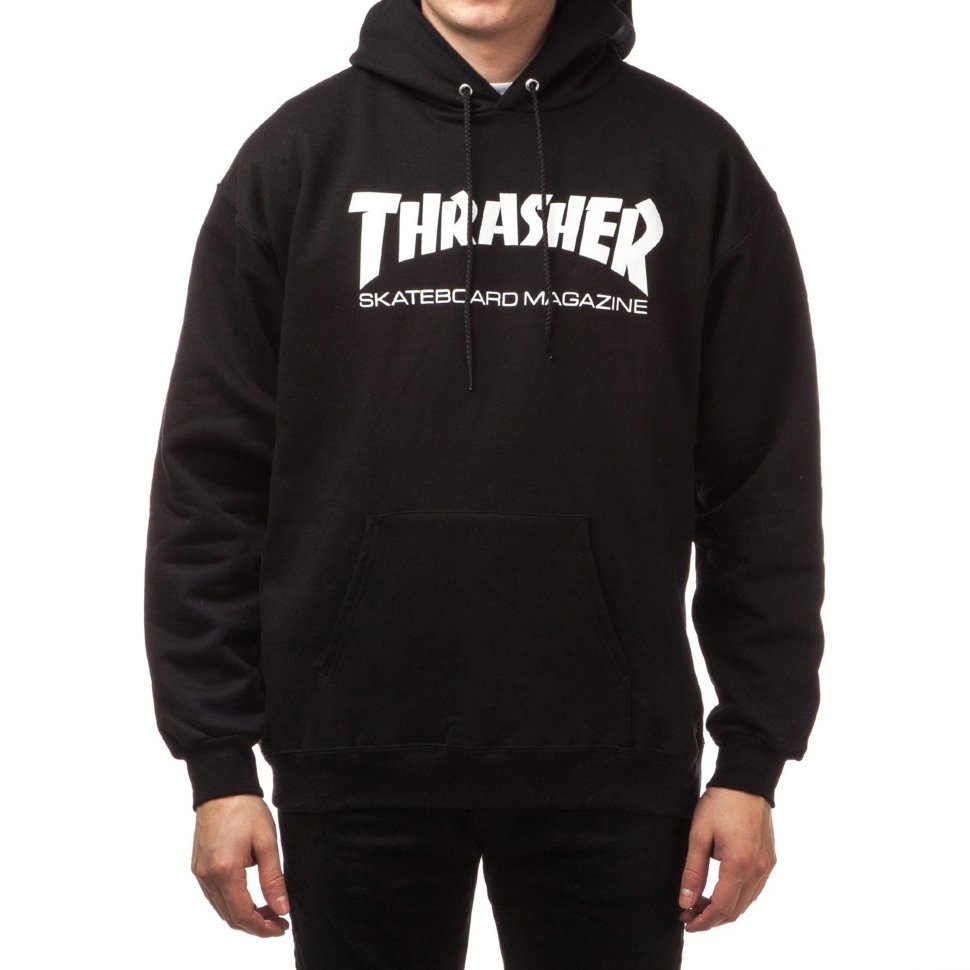 Толстовка Thrasher Skate Mag Hood Black
