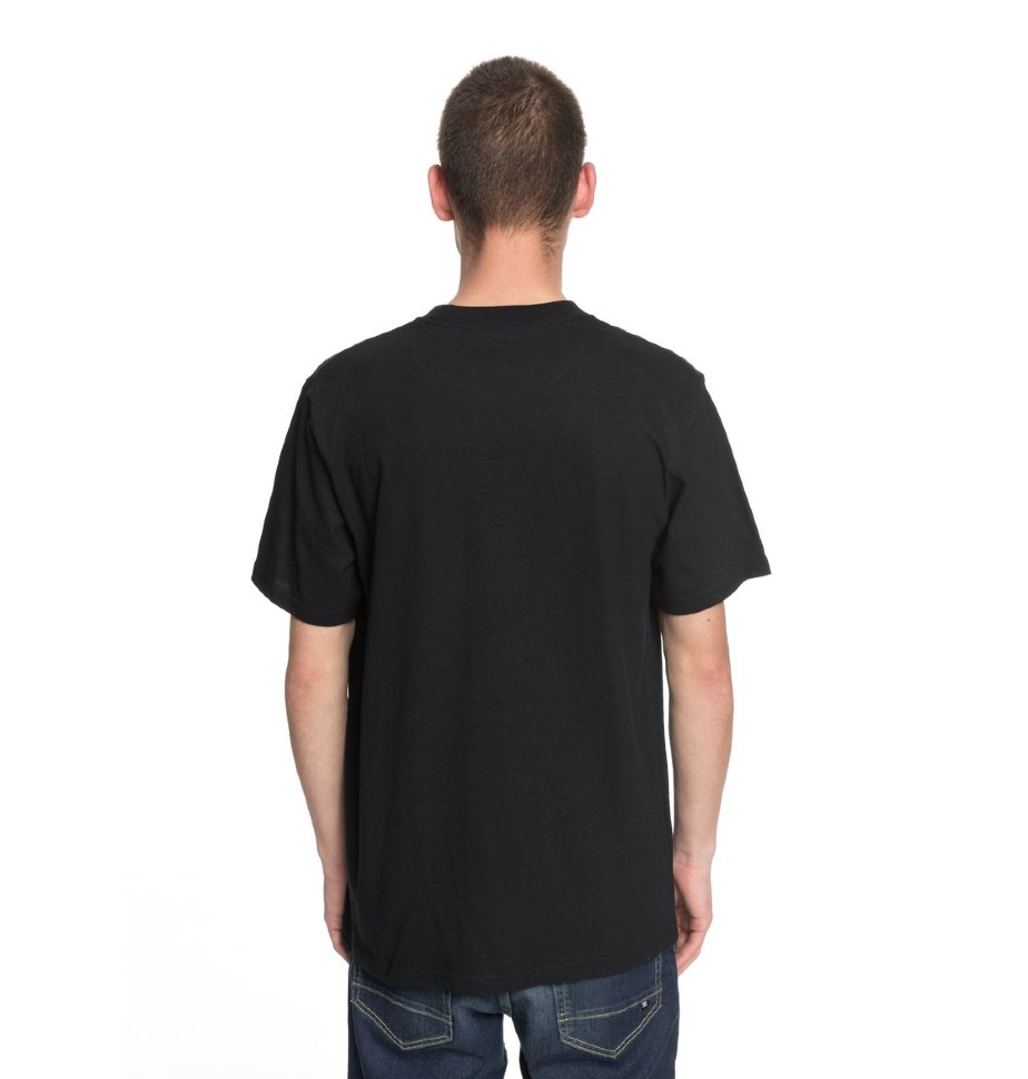 Футболка мужская DC SHOES Trippy Typed Ss M Black фото 3