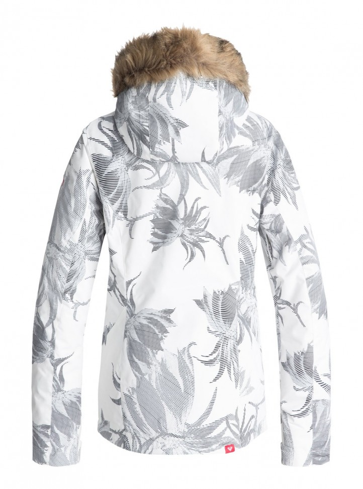 Куртка для сноуборда женская ROXY Jet Ski Jk J Bright White_Swell Flowers фото 2
