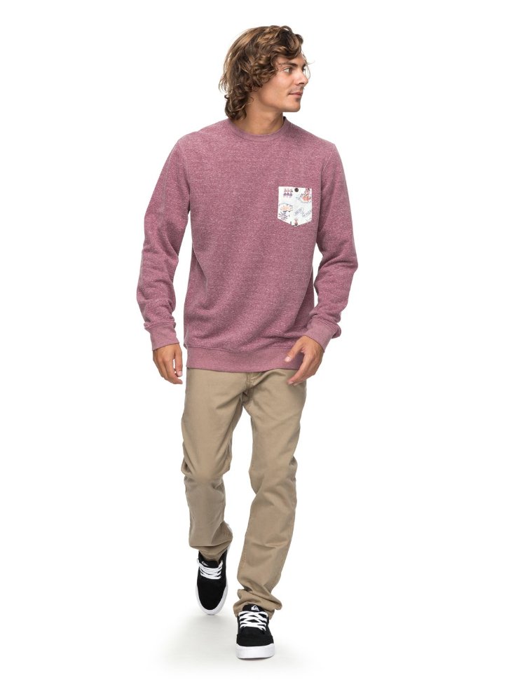 Джемпер мужской QUIKSILVER Buckmann M Vineyard Wine Heather фото 2