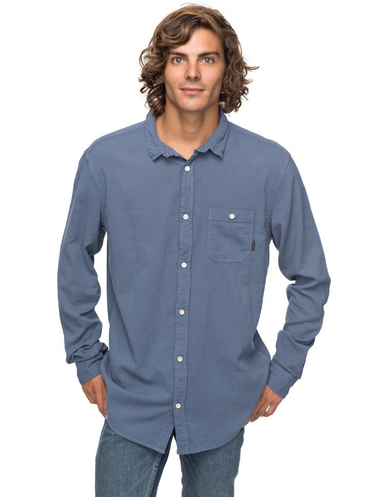 Рубашка мужская QUIKSILVER Newtimeboxls M Vintage Indigo