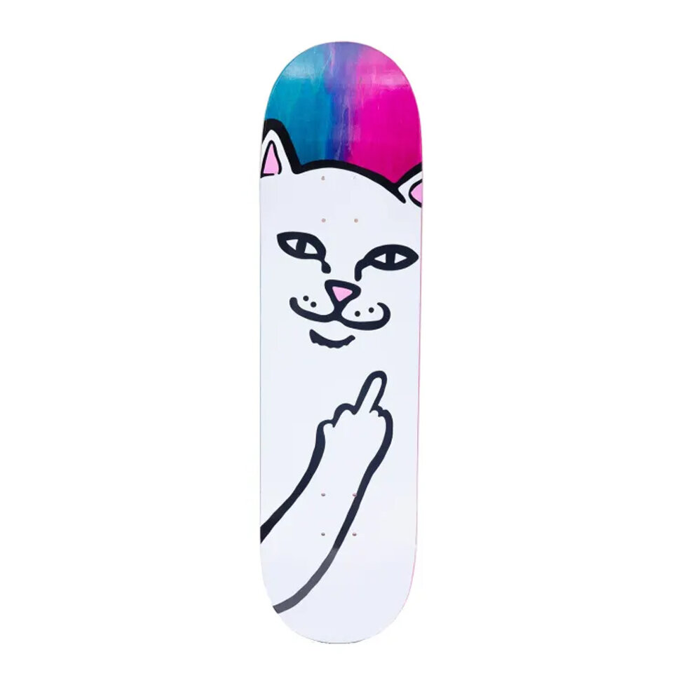 фото Дека для скейтборда ripndip lord nermal board pink/blue 8.25 дюйм 2022