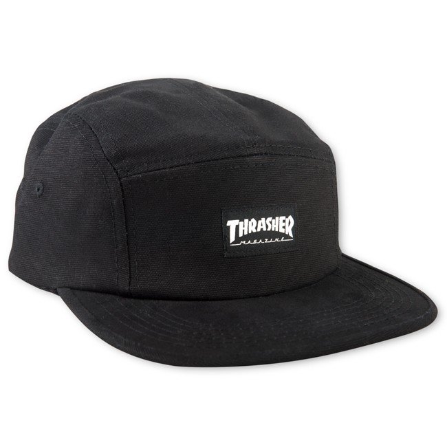 фото Бейсболка thrasher 5-panel cap black