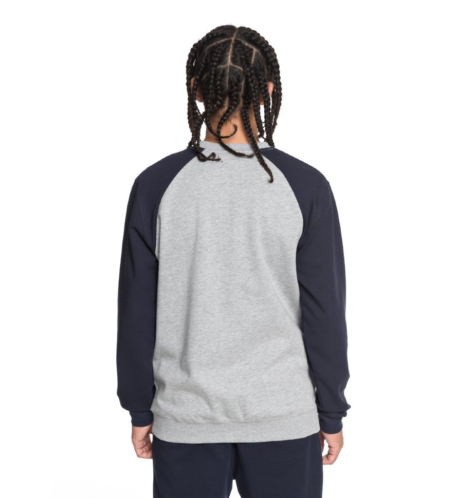 Джемпер мужской DC SHOES Glenties Crew M Grey Heather фото 3