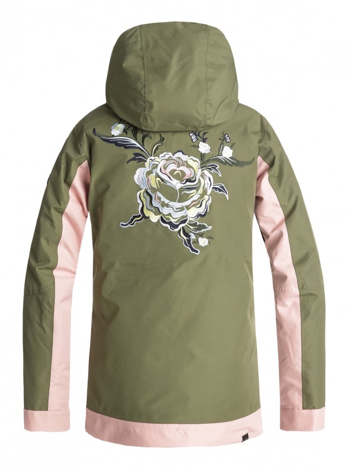 Куртка для сноуборда женская ROXY Tb Snowflake Jk J Four Leaf Clover фото 2