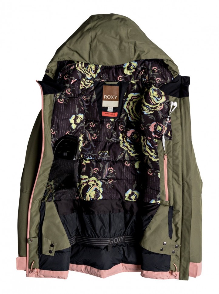 Куртка для сноуборда женская ROXY Tb Snowflake Jk J Four Leaf Clover фото 3