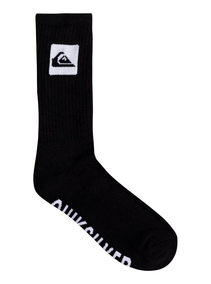 Носки мужские упаковка из 3 пар QUIKSILVER 3 Crew Pack M Black фото 2