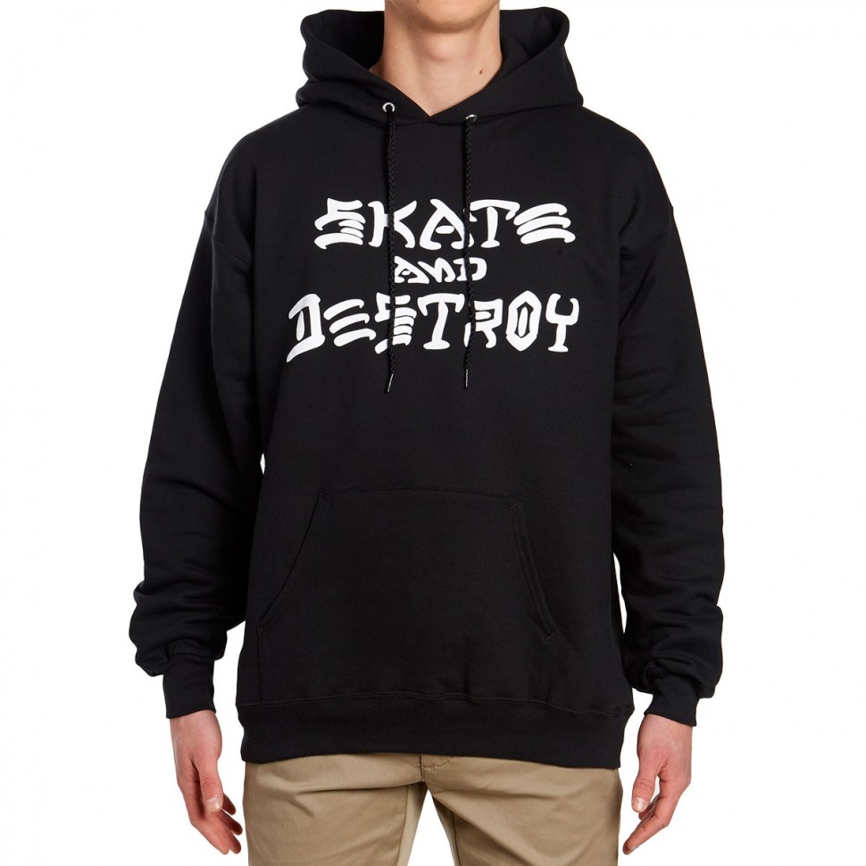 Худи THRASHER Skate And Destroy Hood Black 2020