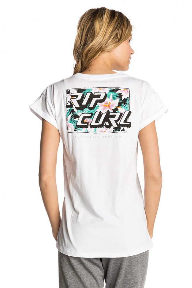 Футболка RIP CURL Hot Shot Tee White фото 2