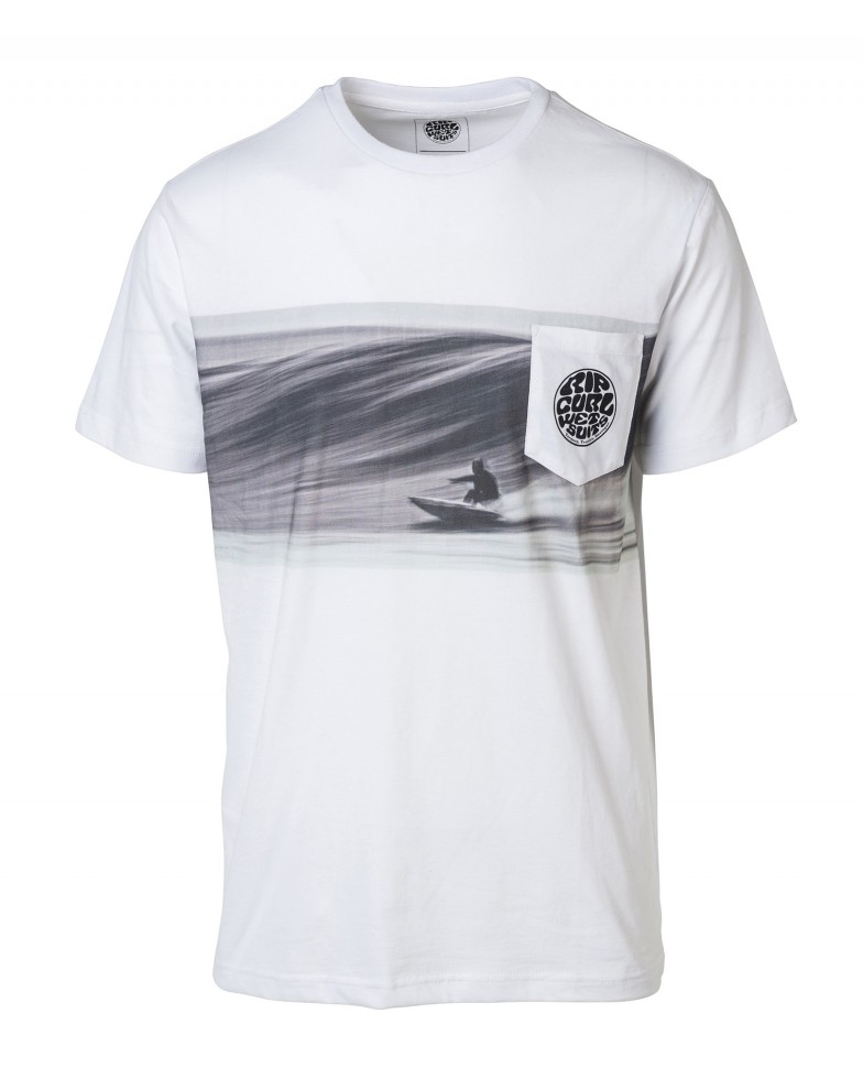 Футболка-поло RIP CURL Action Original Tee Optical White