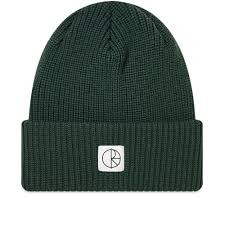 Шапка вязаная POLAR SKATE CO. Double Fold Merino Beanie Dark Green