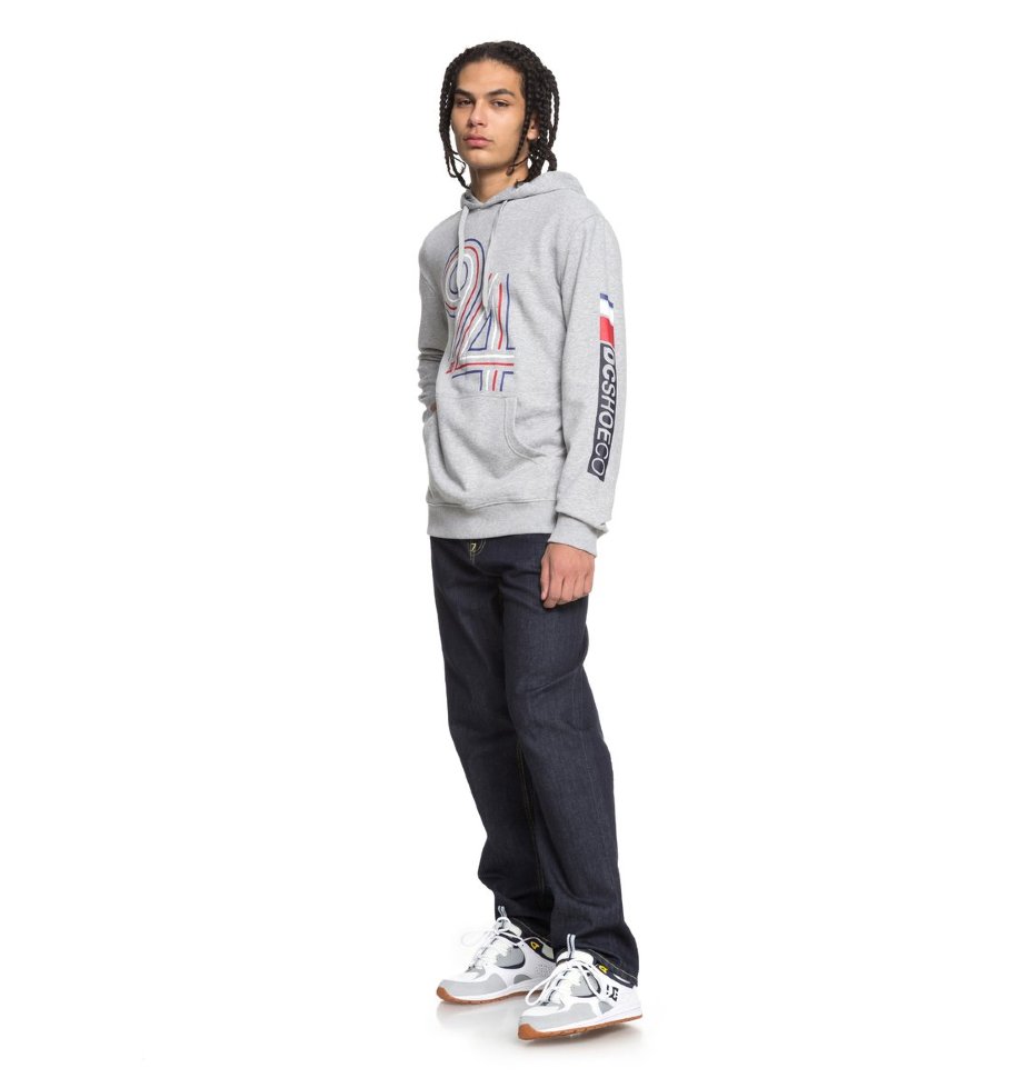 Джемпер мужской DC SHOES Cycles Lines Ph M Grey Heather фото 3