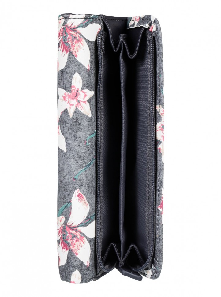 Кошелек ROXY My Long Eyes J Charcoal Heather Flower Field фото 2