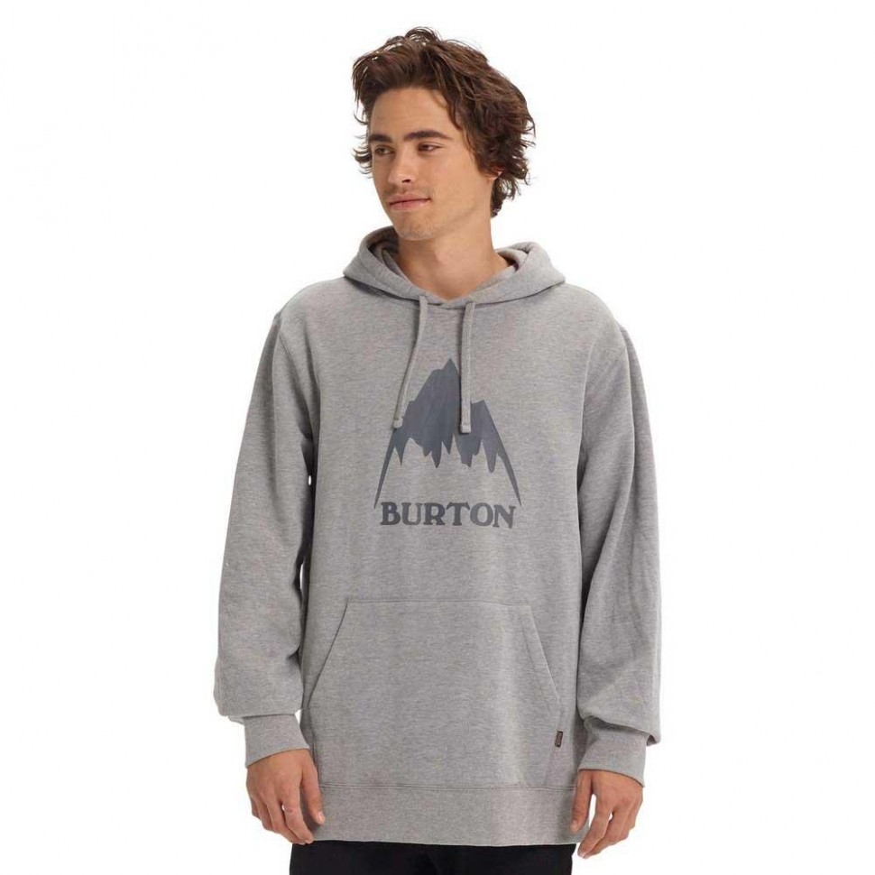 Худи BURTON Classic Mountain High Gray Heather фото 3