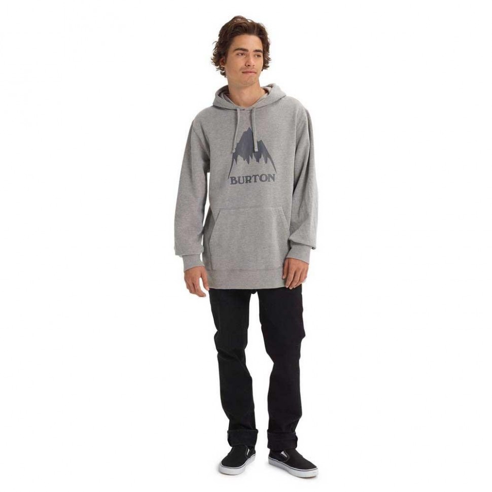 Худи BURTON Classic Mountain High Gray Heather фото 4