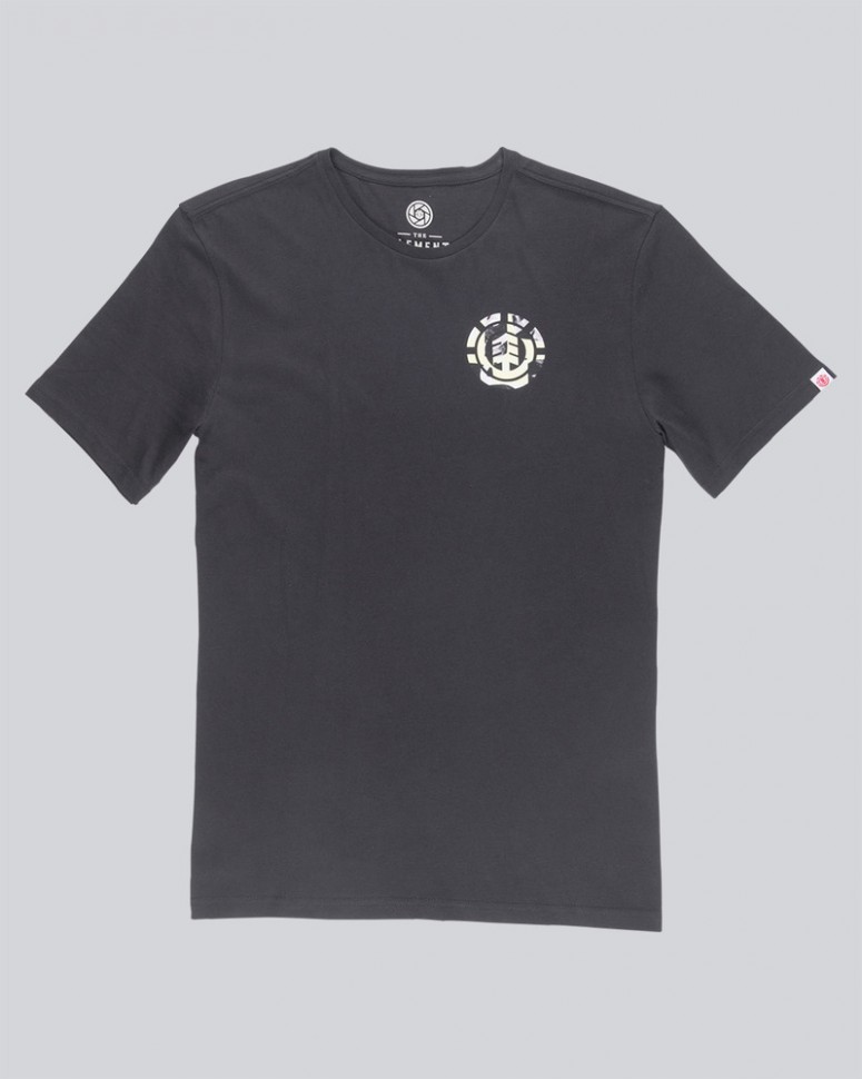 Футболка мужская ELEMENT Shapes Ss Off Black фото 4