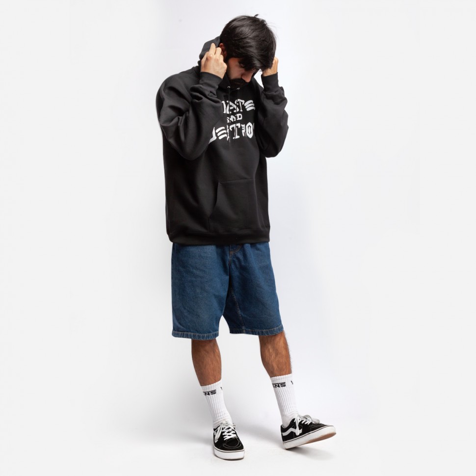 фото Толстовка thrasher skate and destroy hoodie black 2021