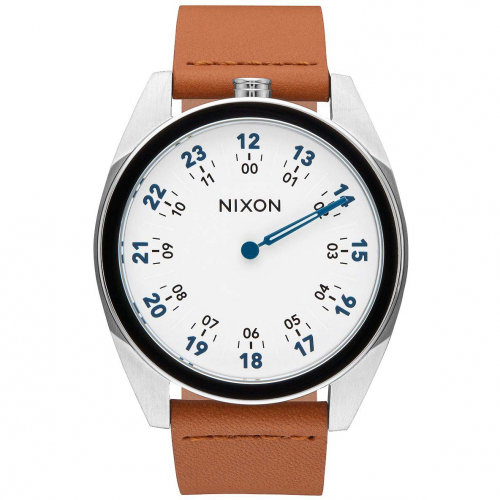 Часы NIXON Genesis Leather A/S White/Saddle