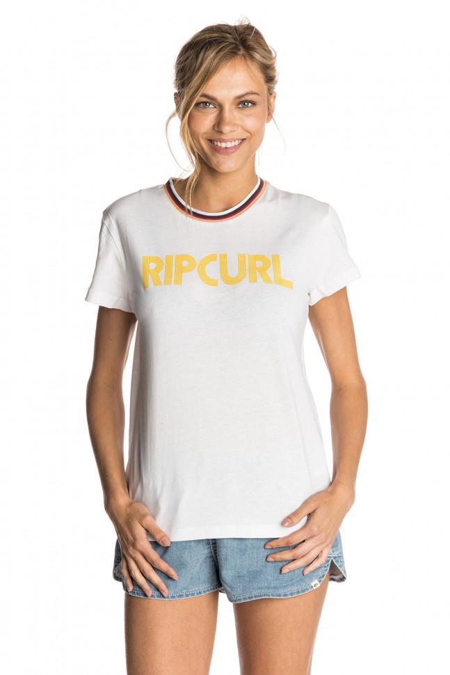 Футболка RIP CURL Stripy Mama Tee White