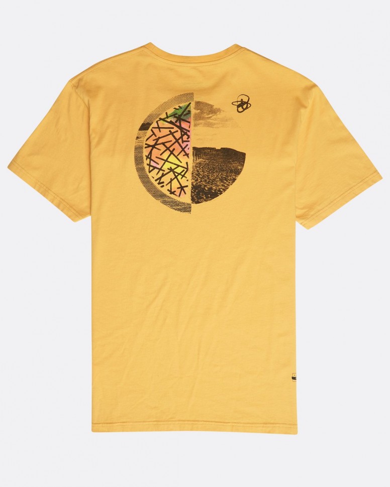 Футболка мужская BILLABONG Pigment Line Tee Ss Golden фото 2