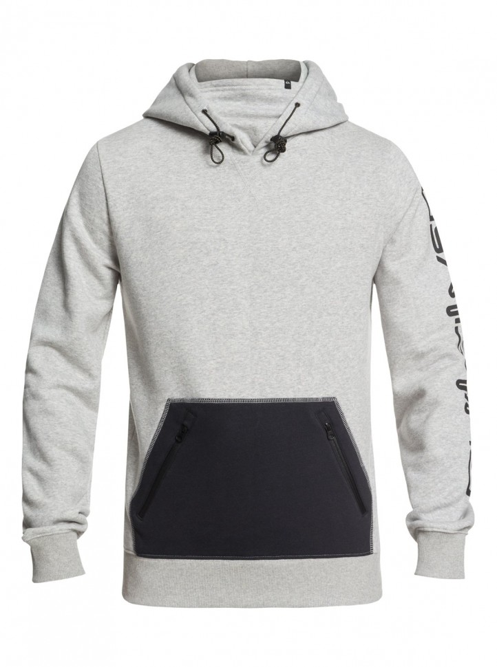 Джемпер QUIKSILVER Big Logo Tech M Grey Heather