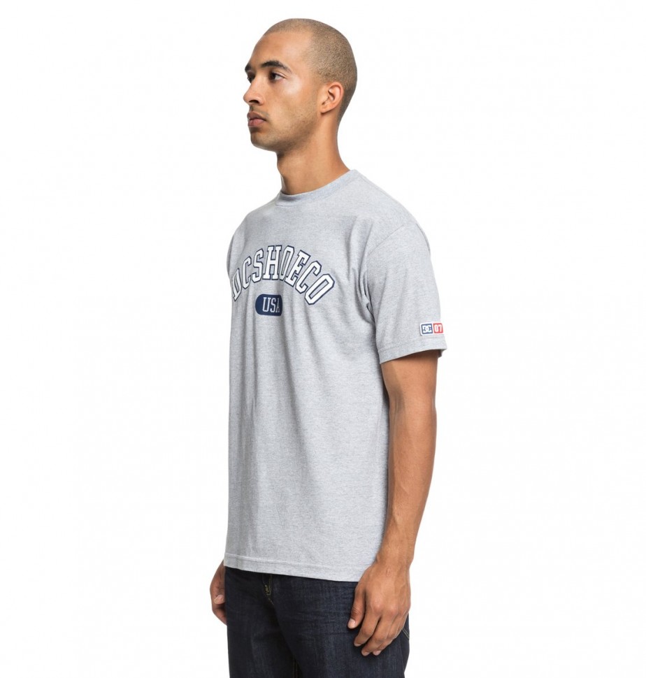 Футболка DC SHOES Arch Ss Tee M Grey Heather фото 2