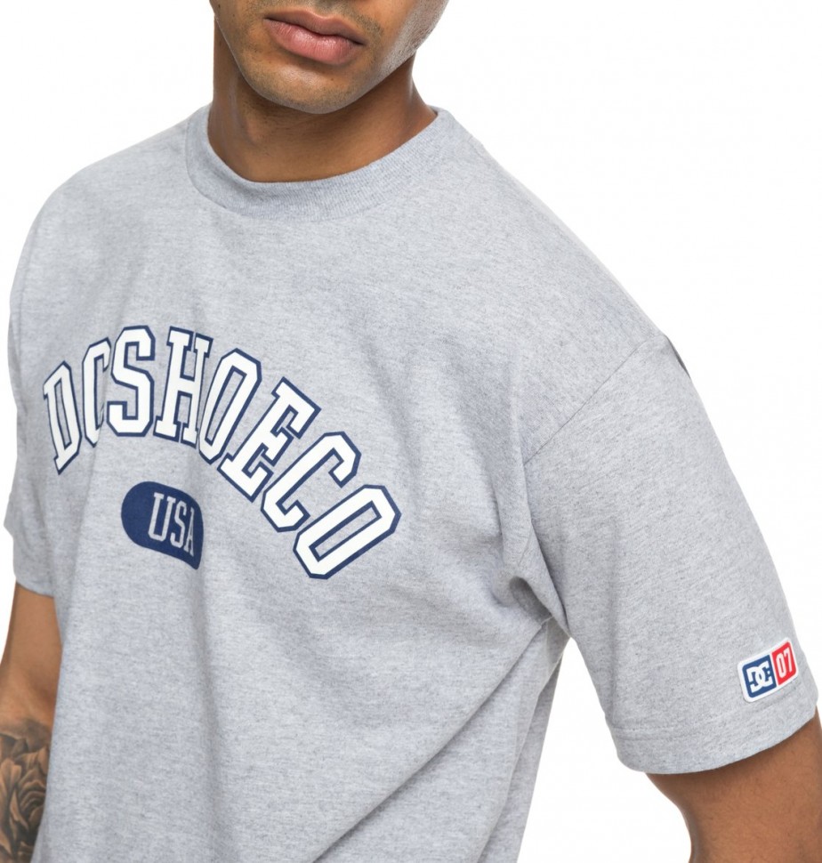Футболка DC SHOES Arch Ss Tee M Grey Heather фото 3