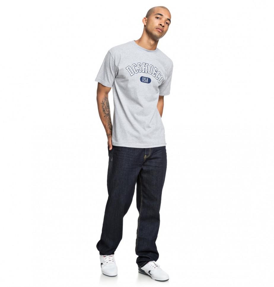 Футболка DC SHOES Arch Ss Tee M Grey Heather фото 4