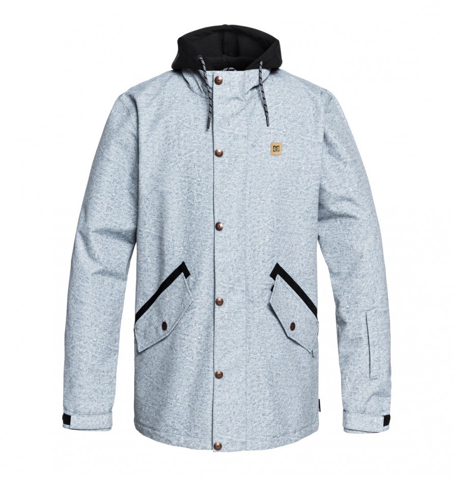 Куртка для сноуборда мужская DC SHOES Union Jacket M Light Blue Acid Wash Denim B