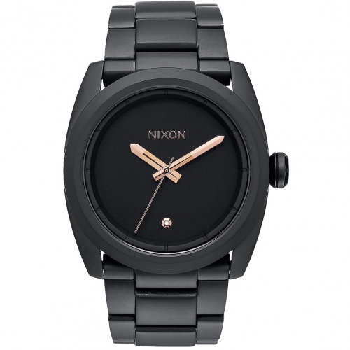 Часы NIXON Kingpin A/S All Black/Rose Gold