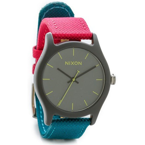 Часы NIXON Mod Acetate A/S Charcoal/Pink/Teal