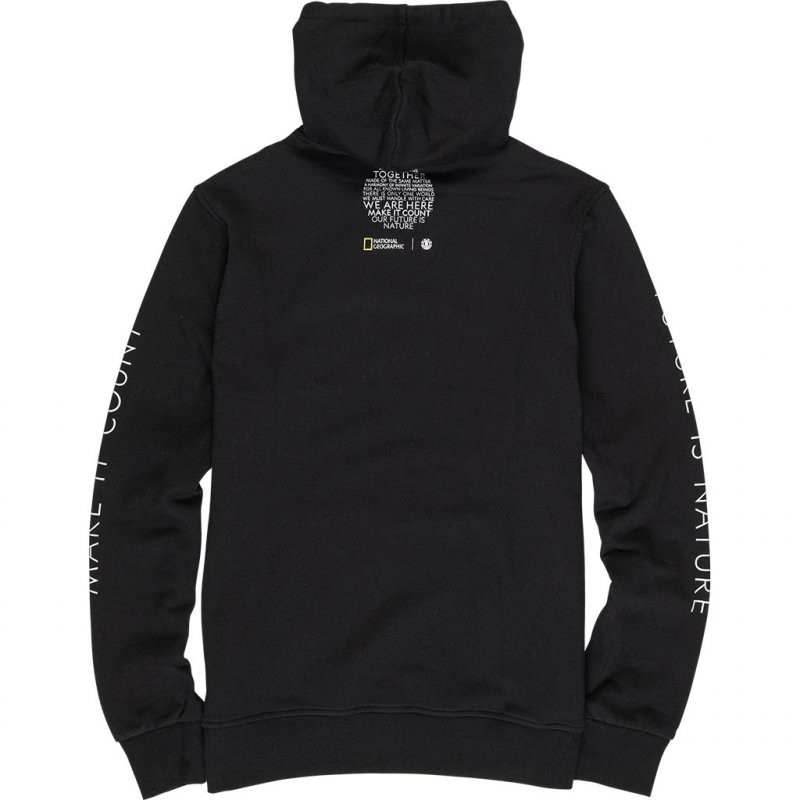 Худи ELEMENT Sun Fleece Flint Black 2020 фото 2