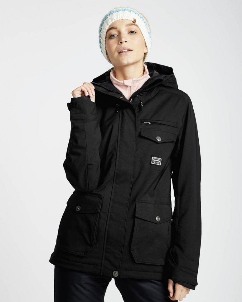 Куртка для сноуборда женская BILLABONG Elodie Black Caviar фото 3