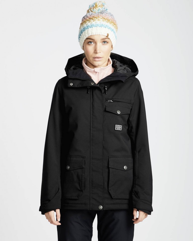 Куртка для сноуборда женская BILLABONG Elodie Black Caviar фото 6