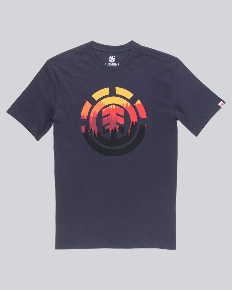 Футболка мужская ELEMENT Glimpse Icon Ss Eclipse Navy