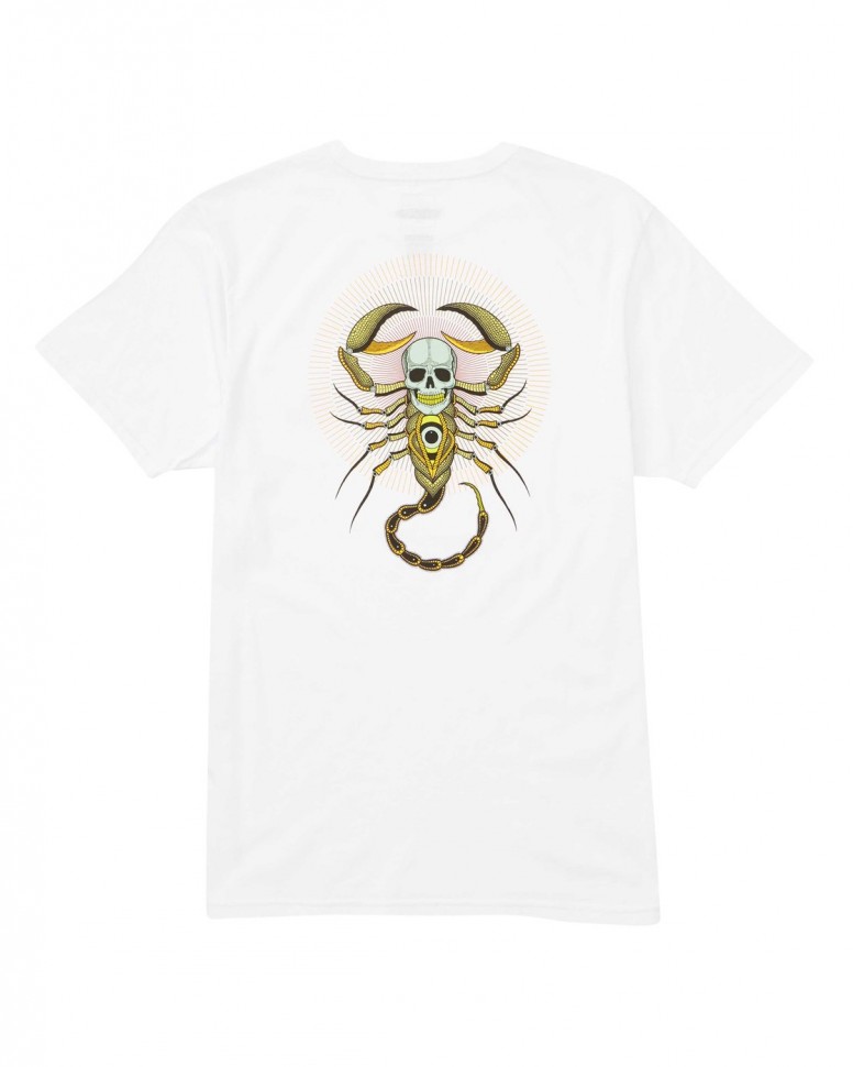 Футболка мужская BILLABONG Scorpion Tee Ss White фото 2