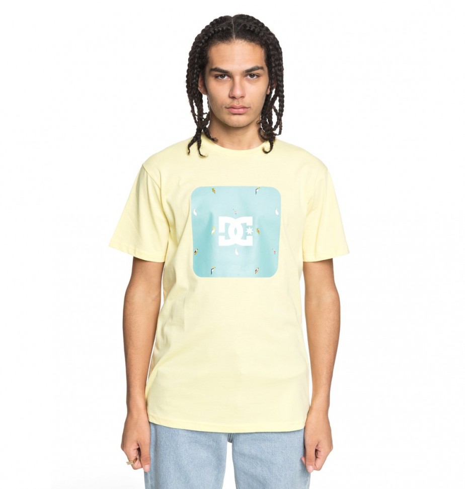 Футболка мужская DC SHOES Shuffle Face Ss M Lemon Meringue