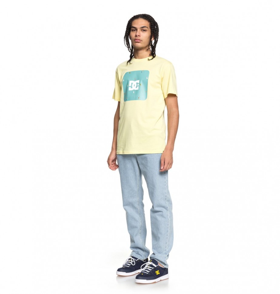 Футболка мужская DC SHOES Shuffle Face Ss M Lemon Meringue фото 2