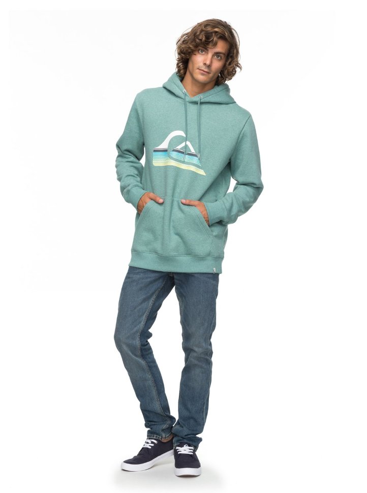 Джемпер мужской QUIKSILVER Big Logo Hood M Trellis Heather фото 2