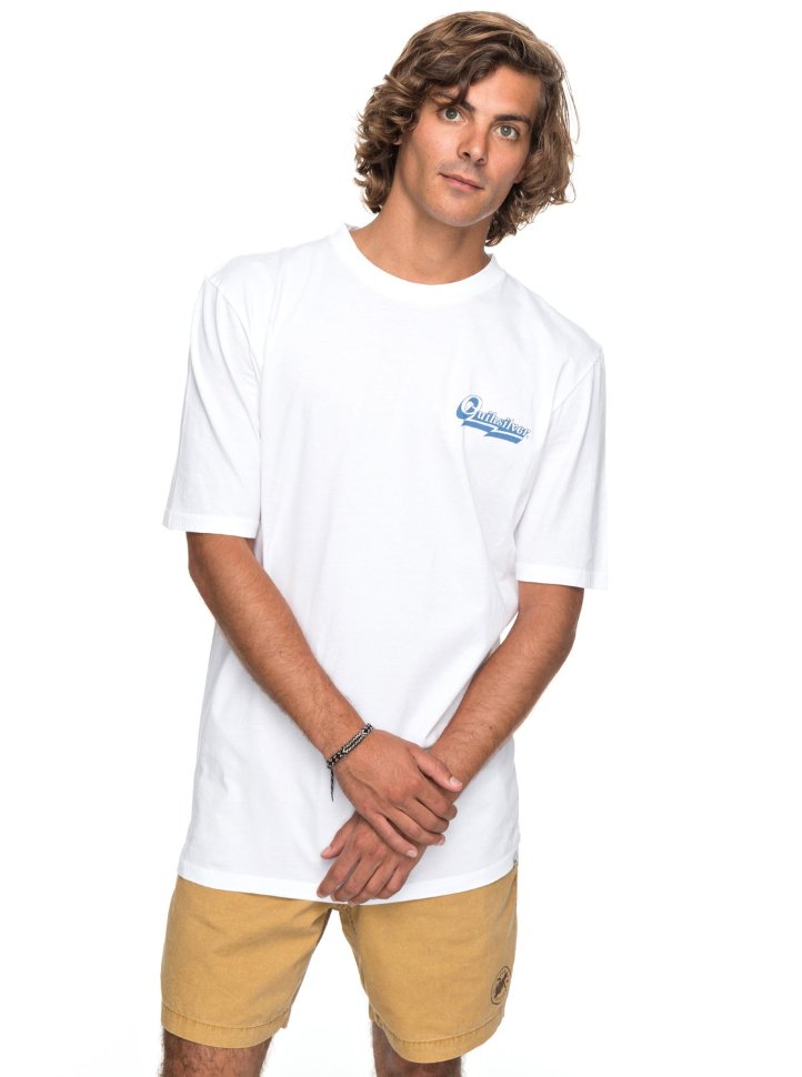 Футболка мужская QUIKSILVER Gmtdyehoodloves M White