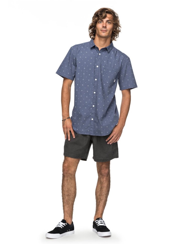 Рубашка мужская QUIKSILVER Kamanoass M Vintage Indigo Kamanoa фото 2