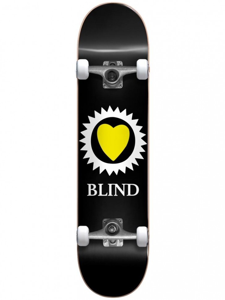 Скейтборд комплект BLIND Heart Fp Complete Black 8 дюйм 2020