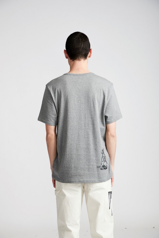 Футболка мужская ELEMENT Spilt Ss Grey Heather фото 2