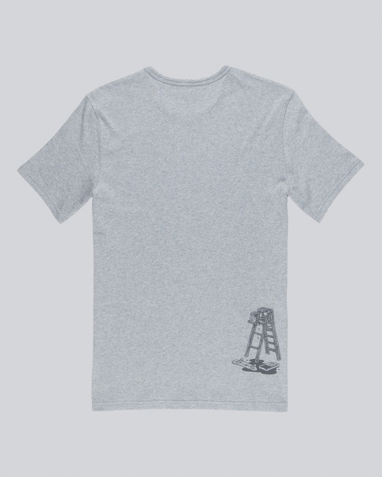 Футболка мужская ELEMENT Spilt Ss Grey Heather фото 4